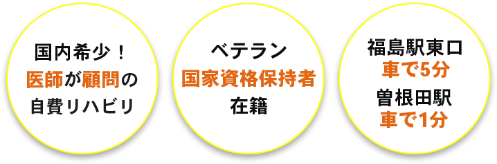 脳梗塞リハビリステーションの3つのポイント